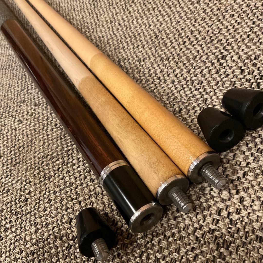 ロビンソン カスタム キュー　ココボロ×アイボリー 18山 逆ネジ　2シャフト