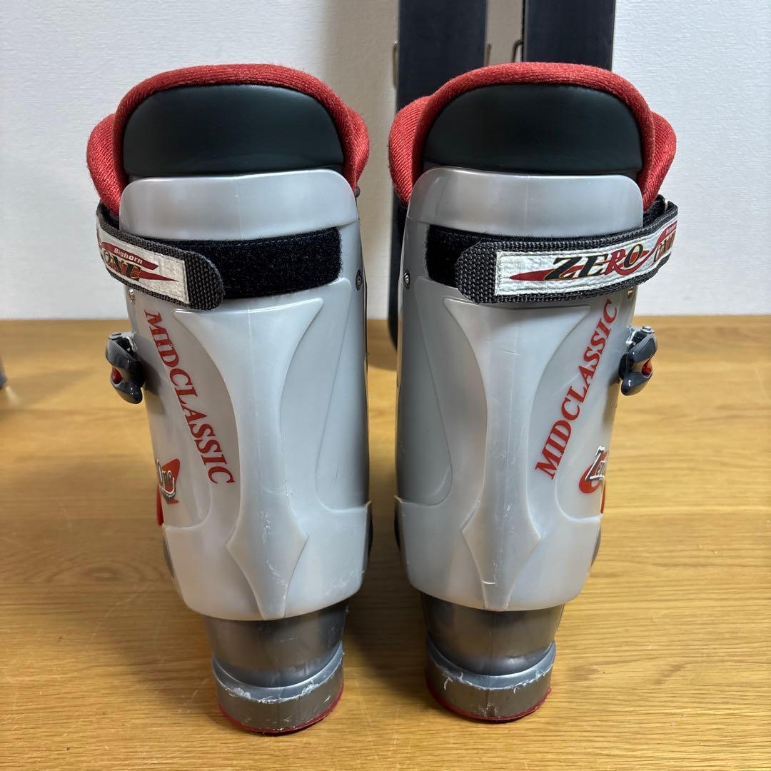 メンズ　ショートスキー　ファンスキーセット　26cm ブーツ　nishizawa