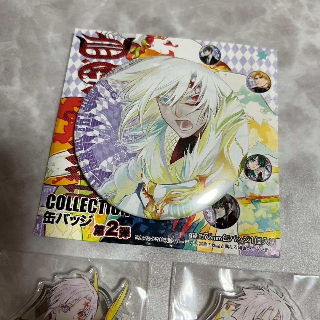 D.Gray-man① Dグレ アレン 缶バッジ アクリルバッジコレクション①