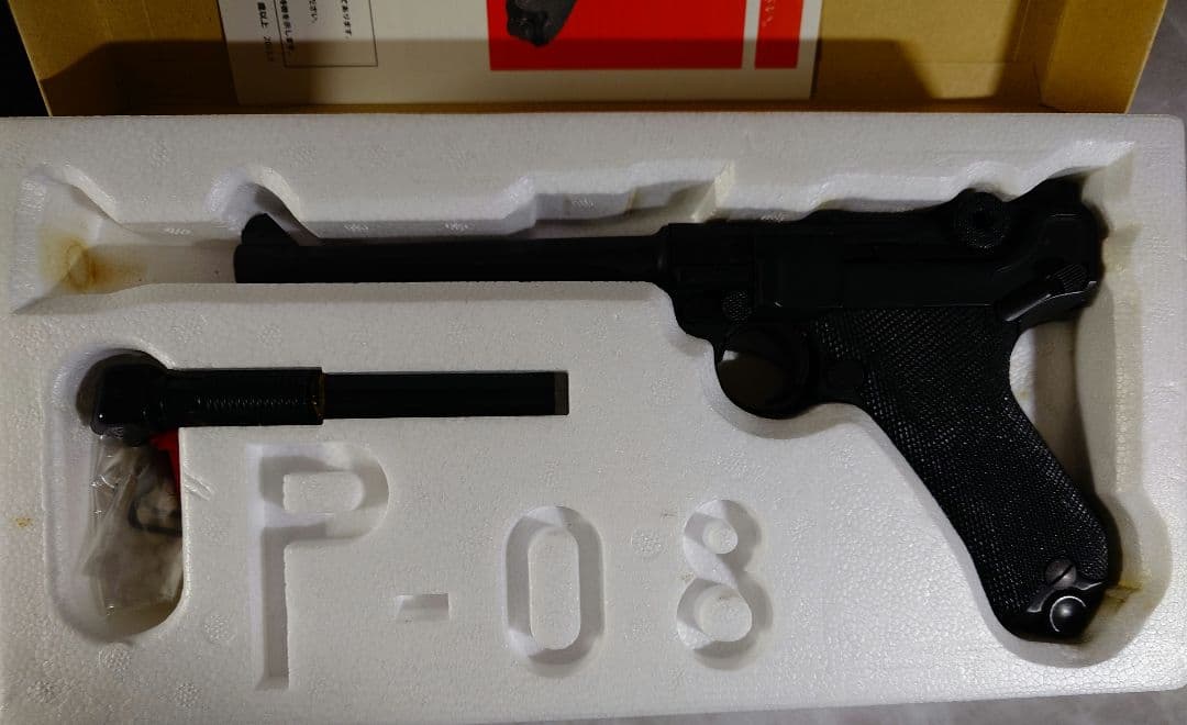 タナカ ルガーP08 HW 6インチ ガスブローバック【美箱付き・動作確認済】