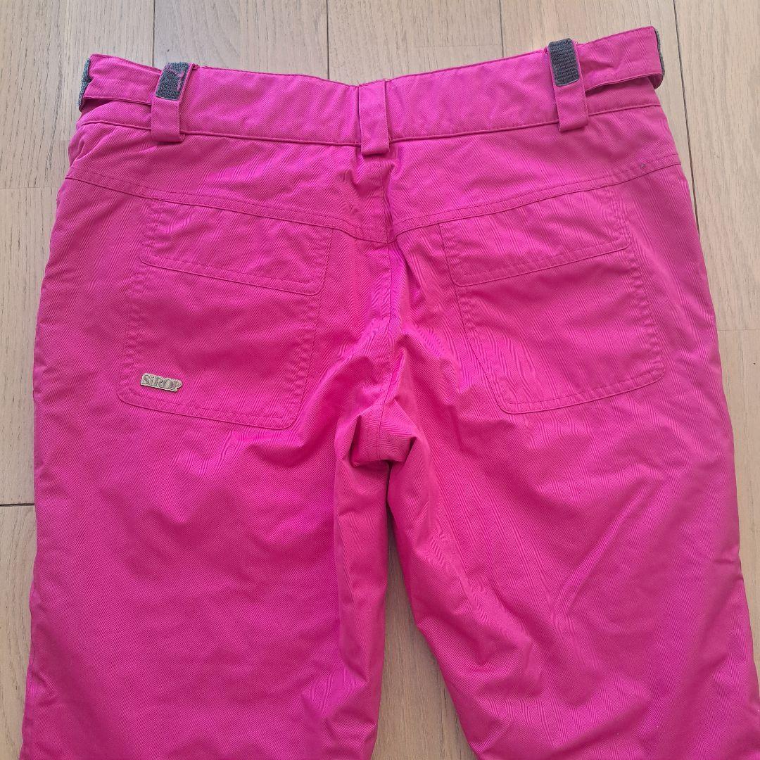 ★M★SiROP★スノーボードウェア★上下セット★黒×ピンク★水玉★レディース★