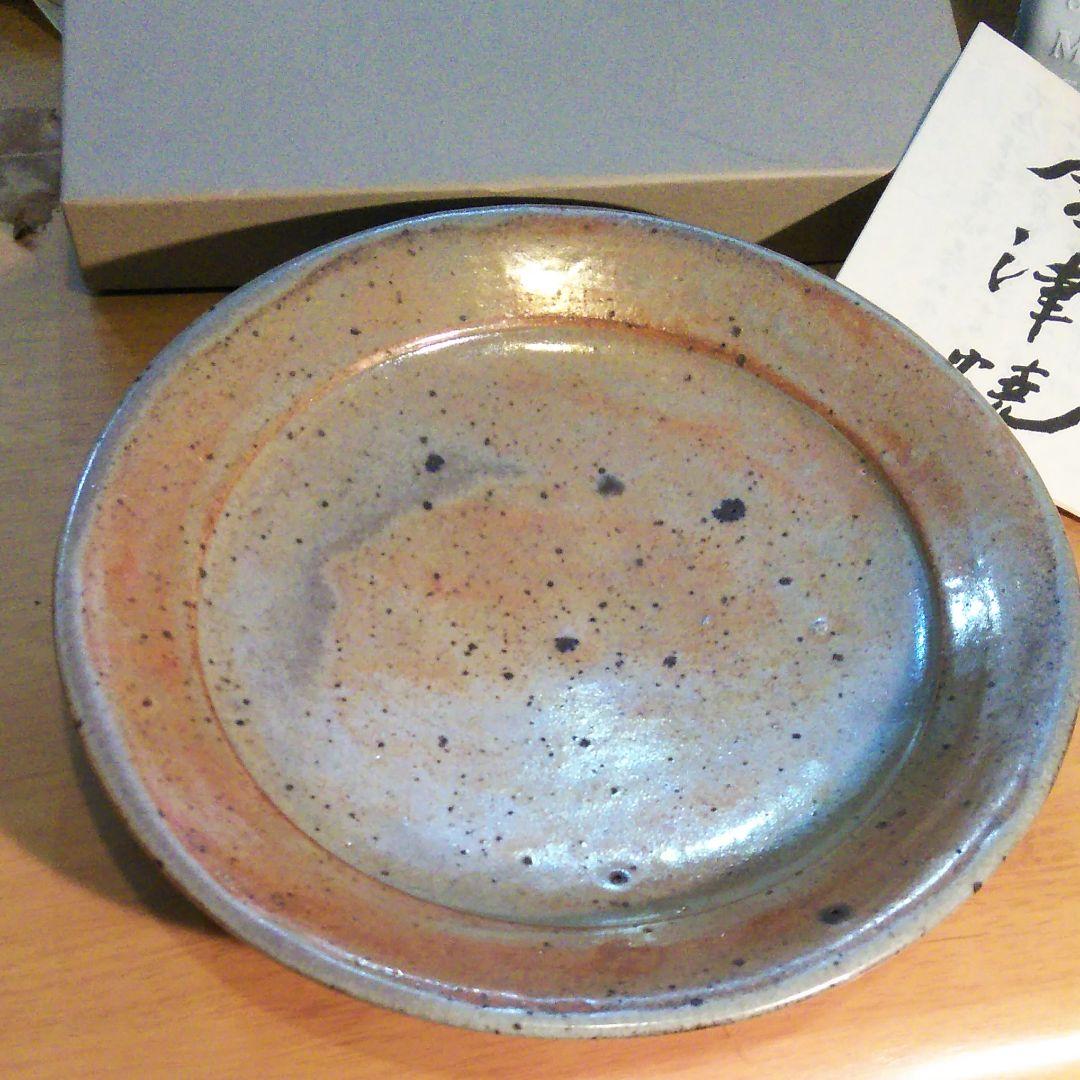 隆太窯。茜唐津、皿