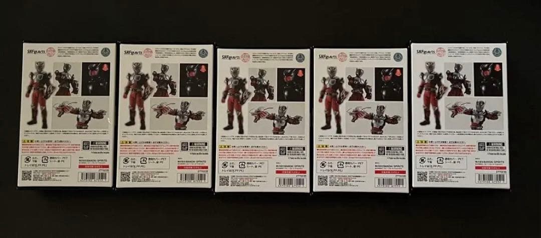 新品　5個セット S.H.Figuarts 真骨彫製法 仮面ライダー龍騎