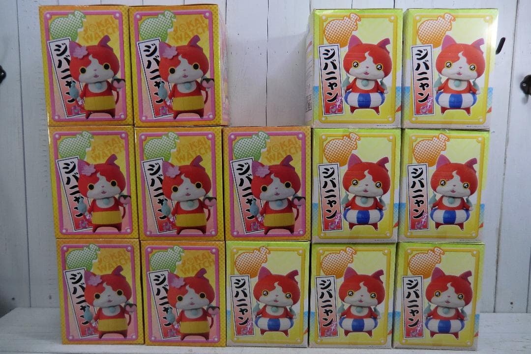 未開封大量 妖怪ウォッチ DXFフィギュア ジバニャン ２種16体 H11110