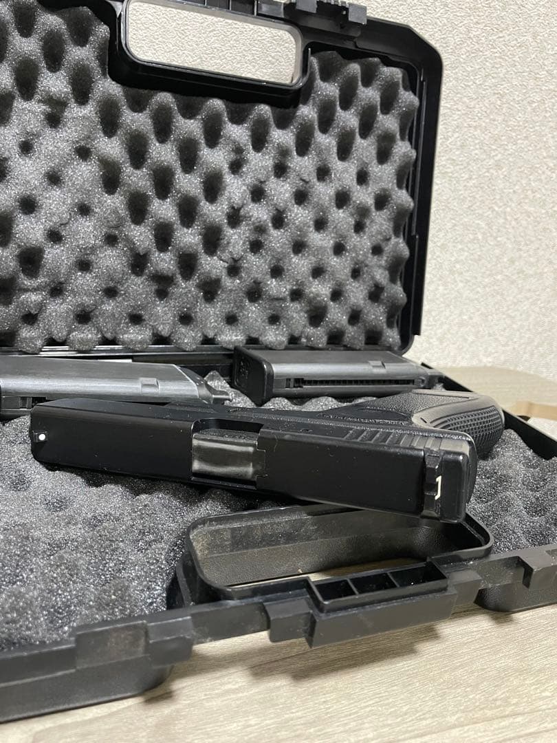 KSC GLOCK グロック 予備マガジン2本 ハードケース ガスガン