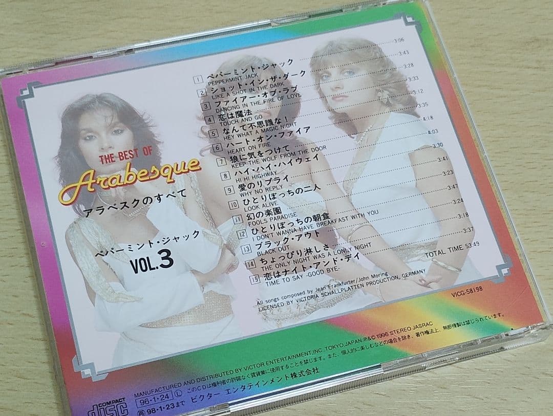 アラベスク 5枚組CD−BOX 『アラベスクのすべて』