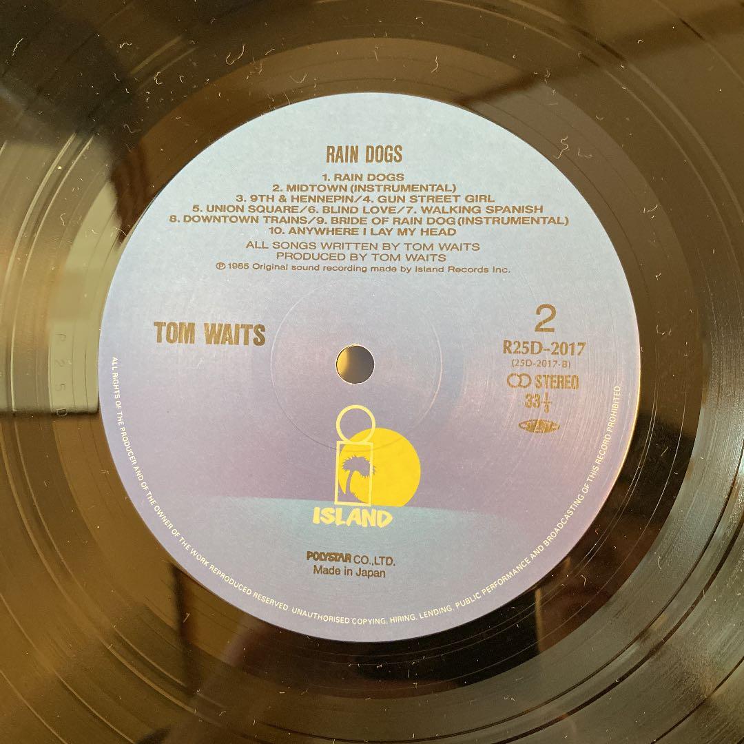 Tom Waits / Rain Dogs 国内版 LP