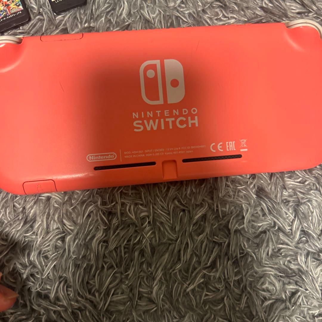 Nintendo Switch Lite ピンク 本体+ゲーム2本