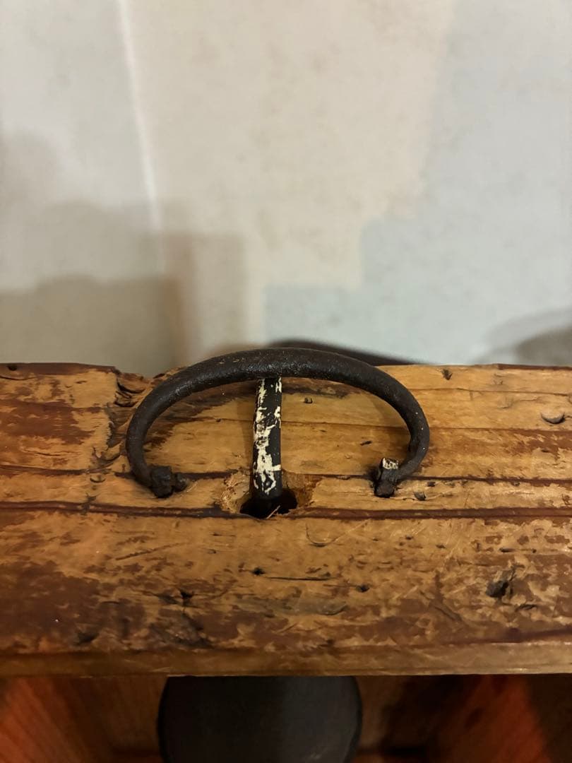 古道具 ライト 置き型 照明 古材 木箱 古雑貨