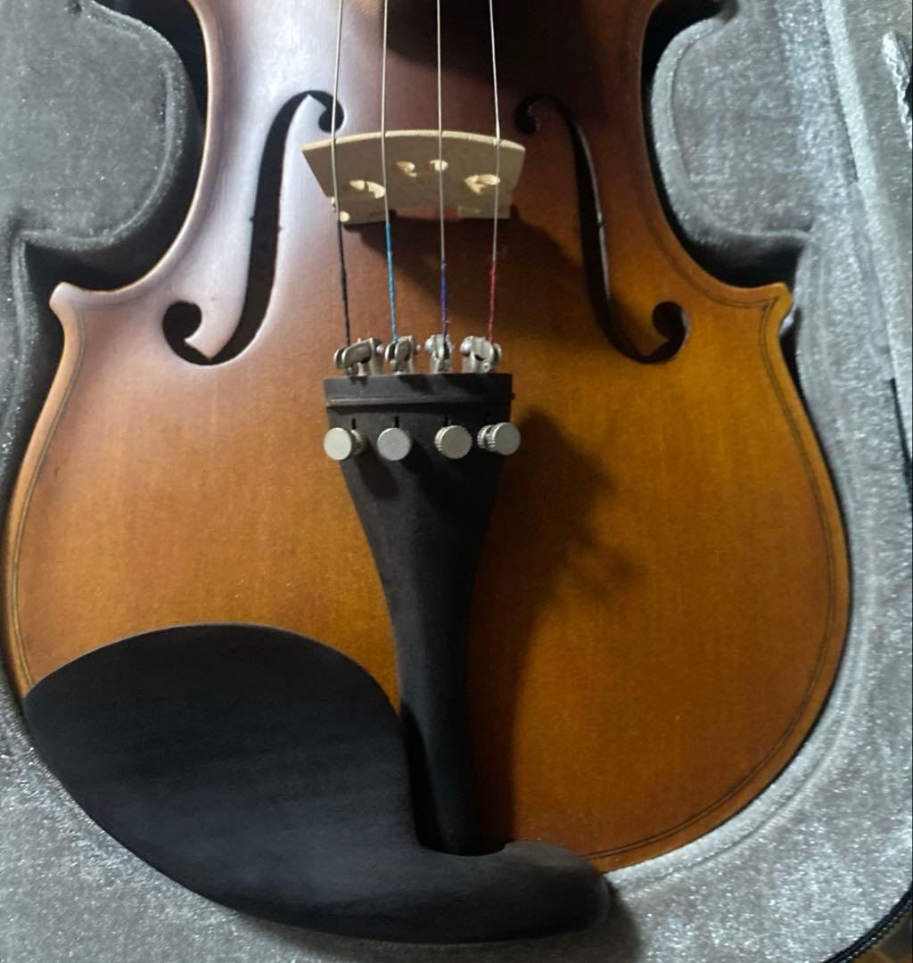 練習用 DVD付きバイオリンセット 艶なしアンティーク仕上げ フルサイズ4/4