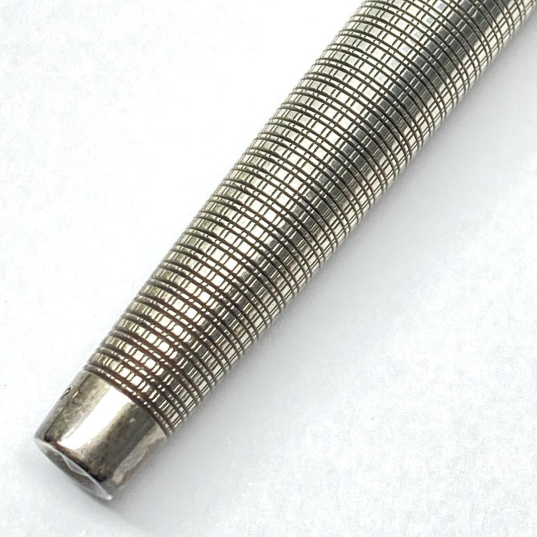 18K-WG 銀製 PLATINUM プラチナ万年筆 スターリングシルバー