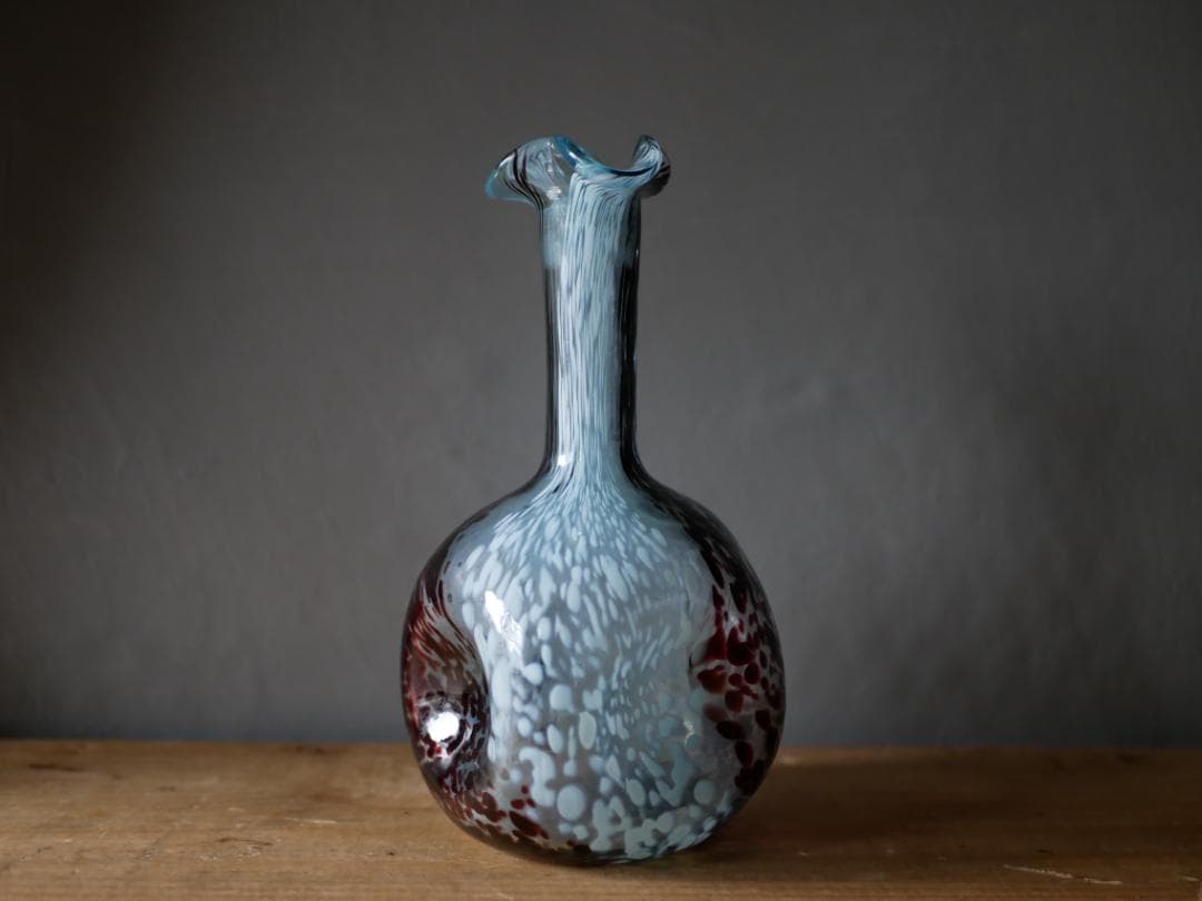 クリシー　フラワーベース　花器　フランスヴィンテージ　ブロカントのある暮らし