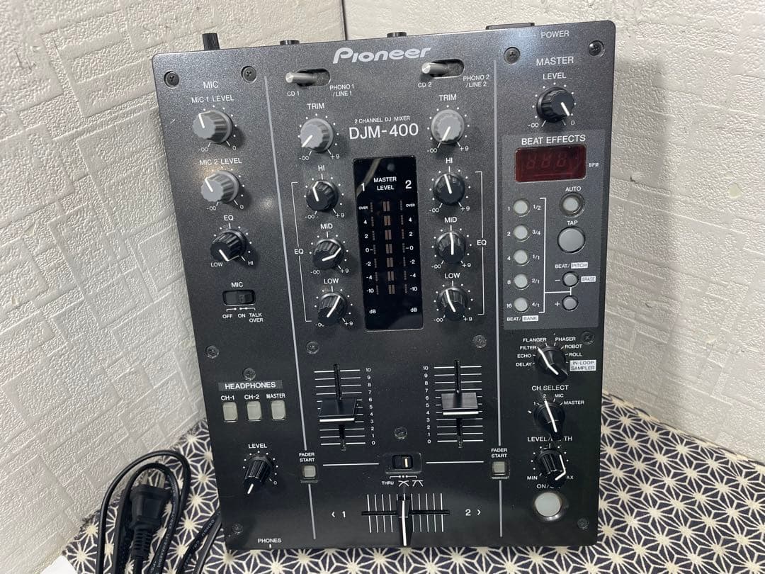 pioneer dj パイオニア　DJM-400 フェーダー内部メンテナンス