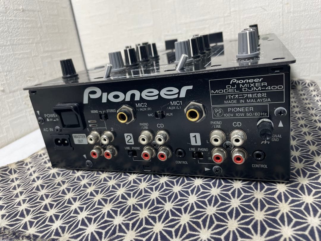pioneer dj パイオニア　DJM-400 フェーダー内部メンテナンス