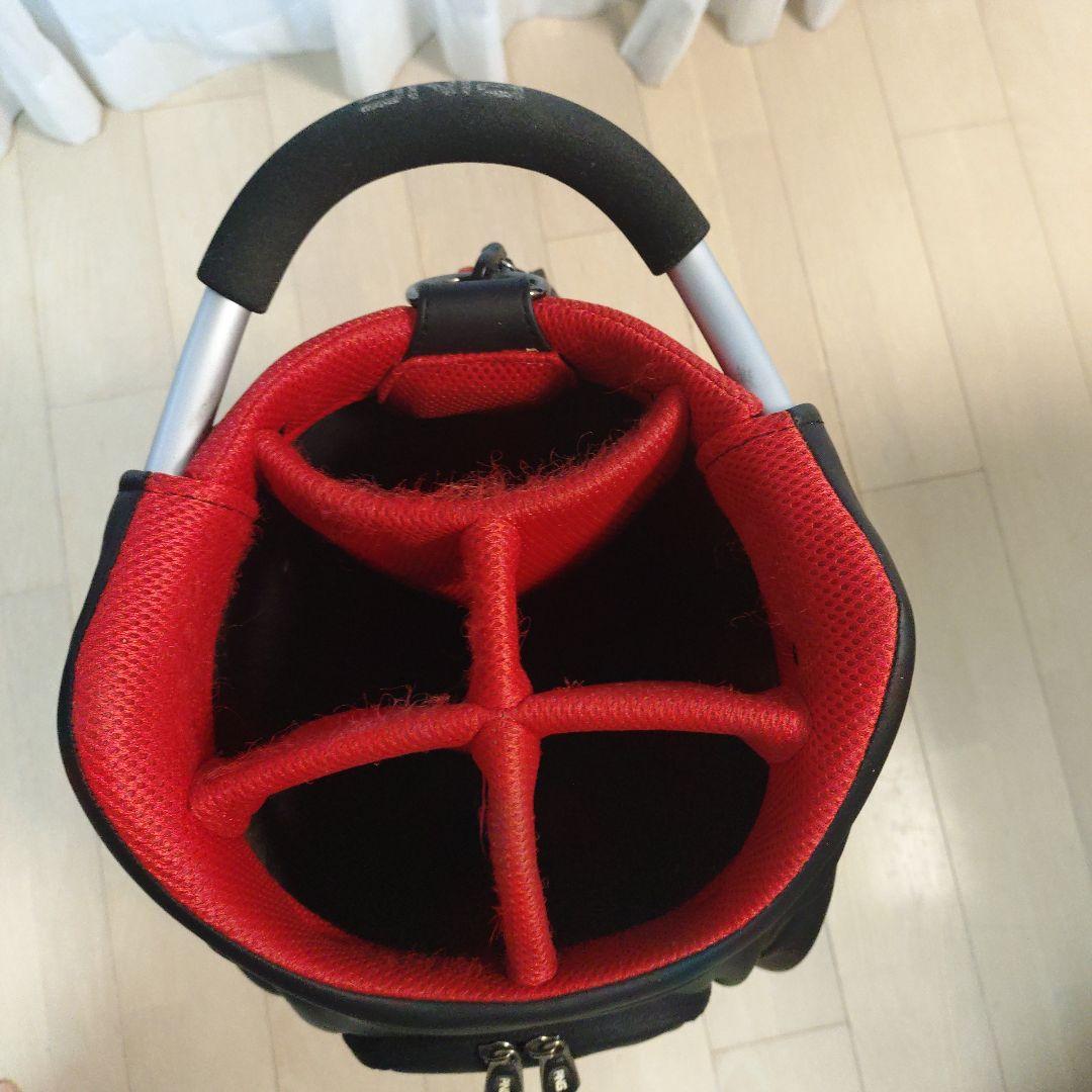 PING キャディバッグ ブラック・レッド