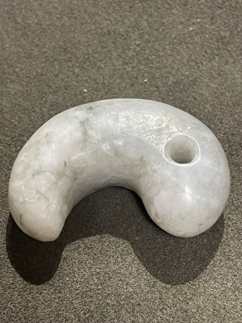 高品質　古墳期　糸魚川翡翠勾玉　結晶質　出土品　大型