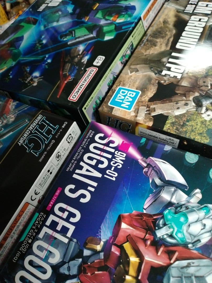 HG量産型ジム系　新品未開封4体セット　＋ オマケジャンクパーツ3袋　送料込み