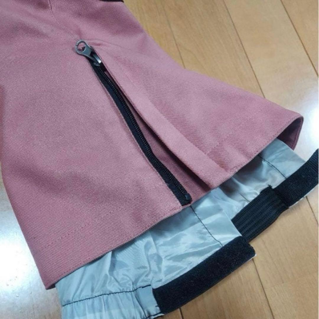 スノーボード&スキーウェア　ビブパンツ　ピンク