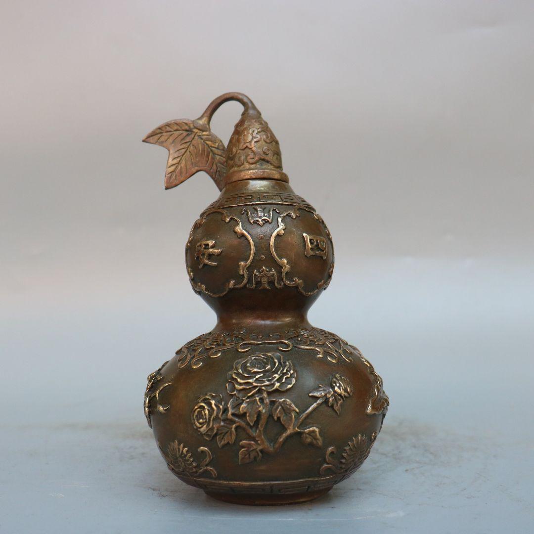 四季が平安瓢箪 装飾品 工芸品 美術品 置物