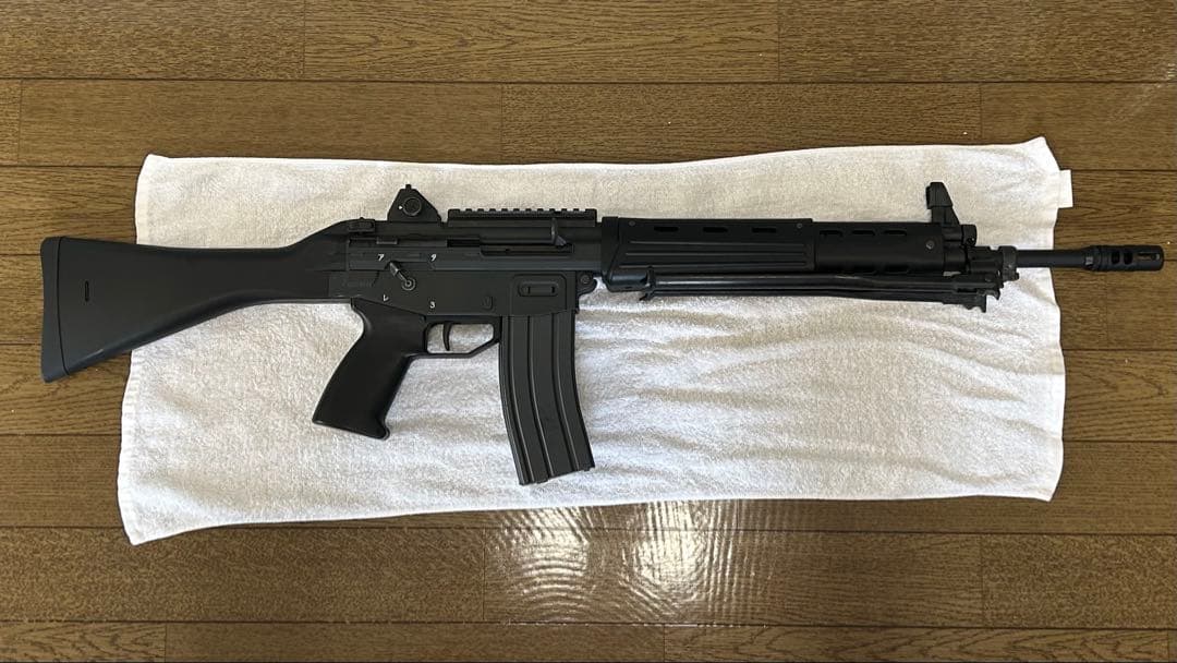 ジャンク！アルミノズル付き89式小銃、東京マルイガスガン