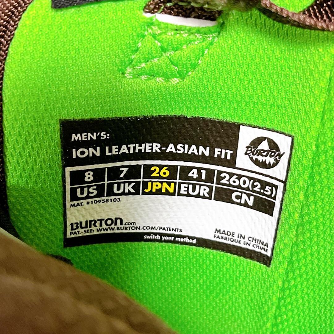 BURTON ION LEATHER RED WING 26 バートンレザー