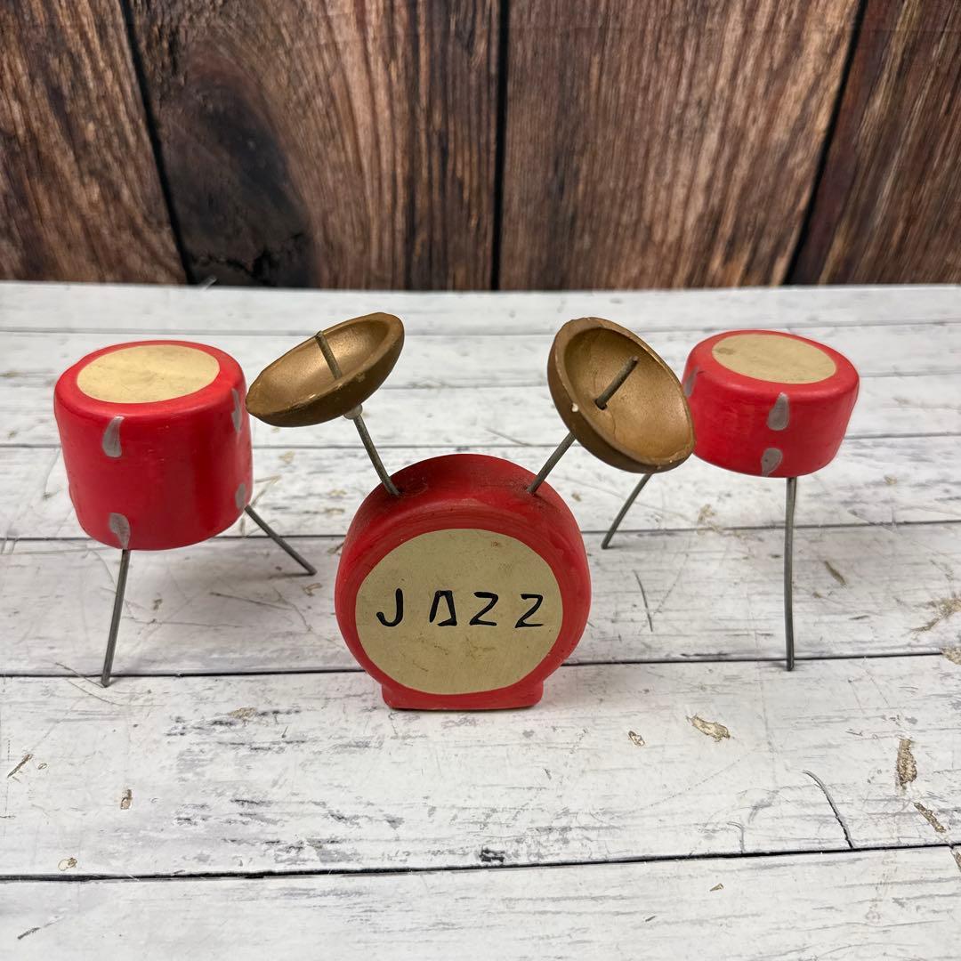 ジャズバンド 置物 黒人バンド 陶器 JAZZ 黒人楽団 6体まとめ
