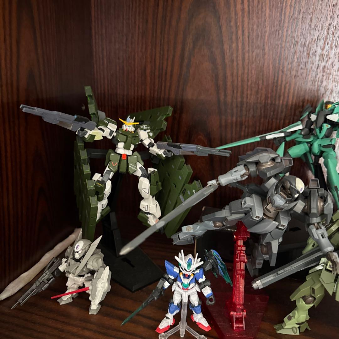 ガンダムダブルオー　ガンプラ　ロボット魂