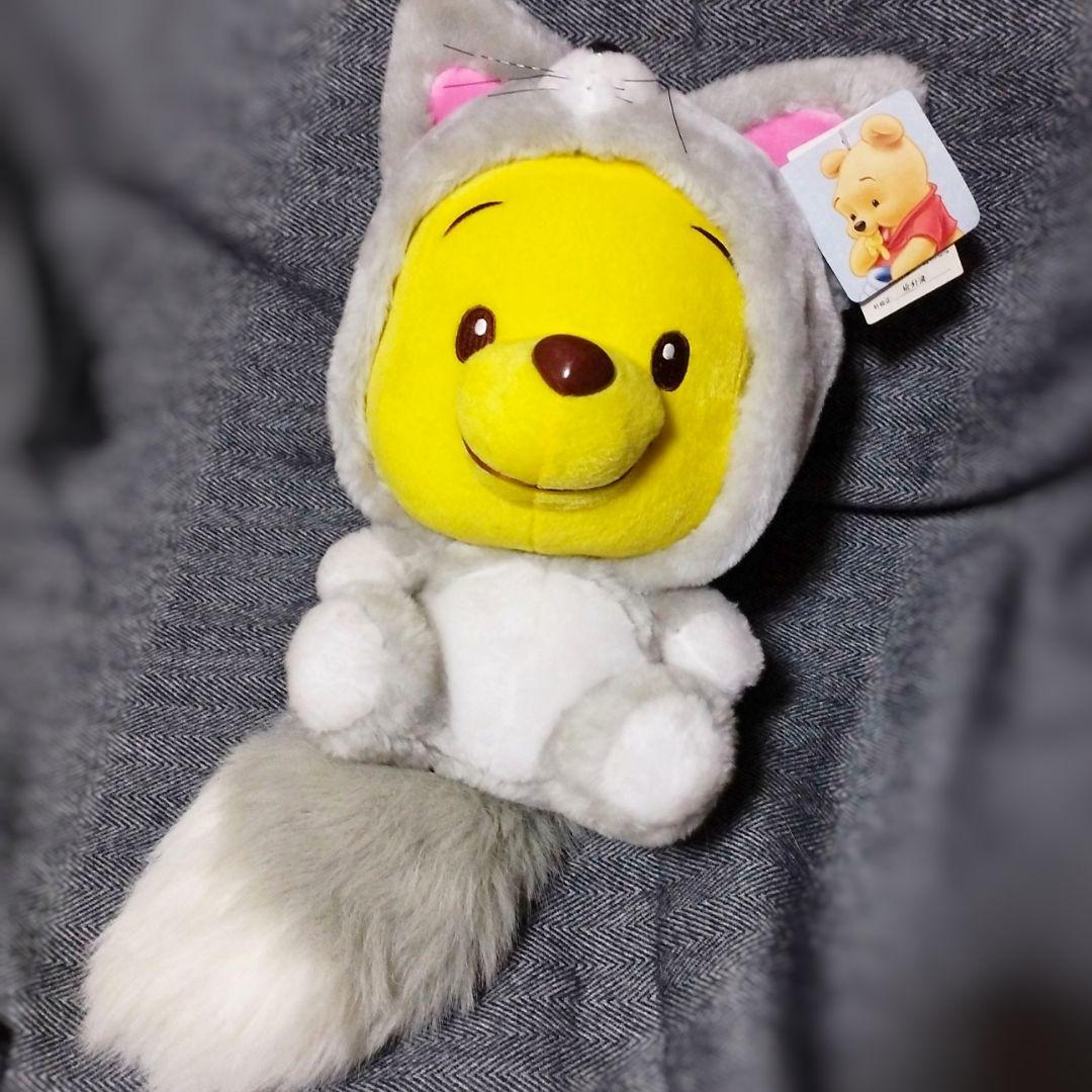 ディズニーベビー くまのプーさん キツネの着ぐるみぬいぐるみ 3個セット 非売品