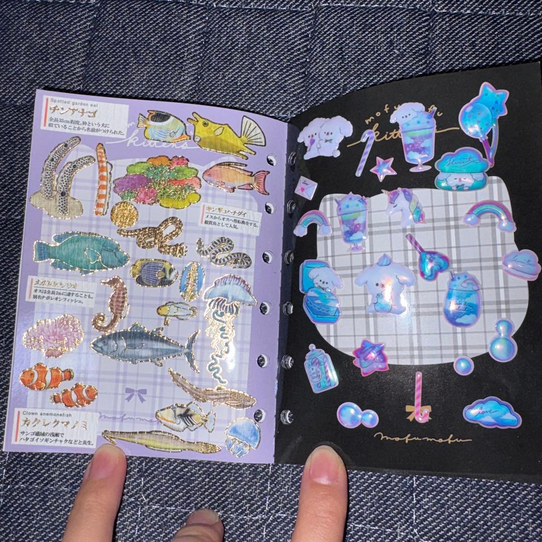 キャラクターシールセットとノート