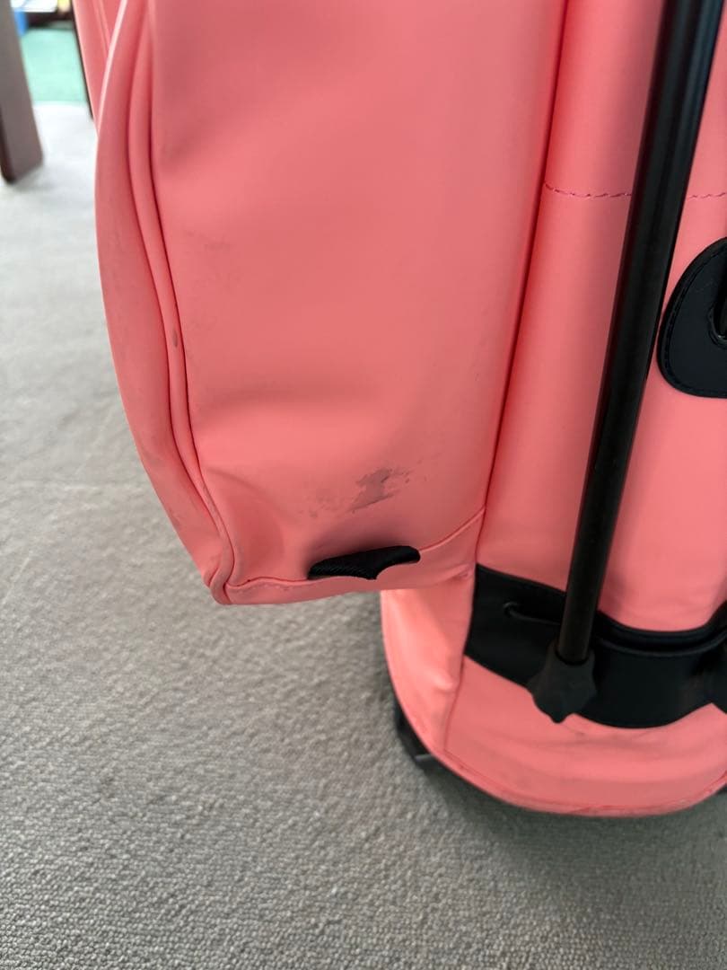 babu-uuuumonzee モンジーキャディバッグ　サーモンピンク