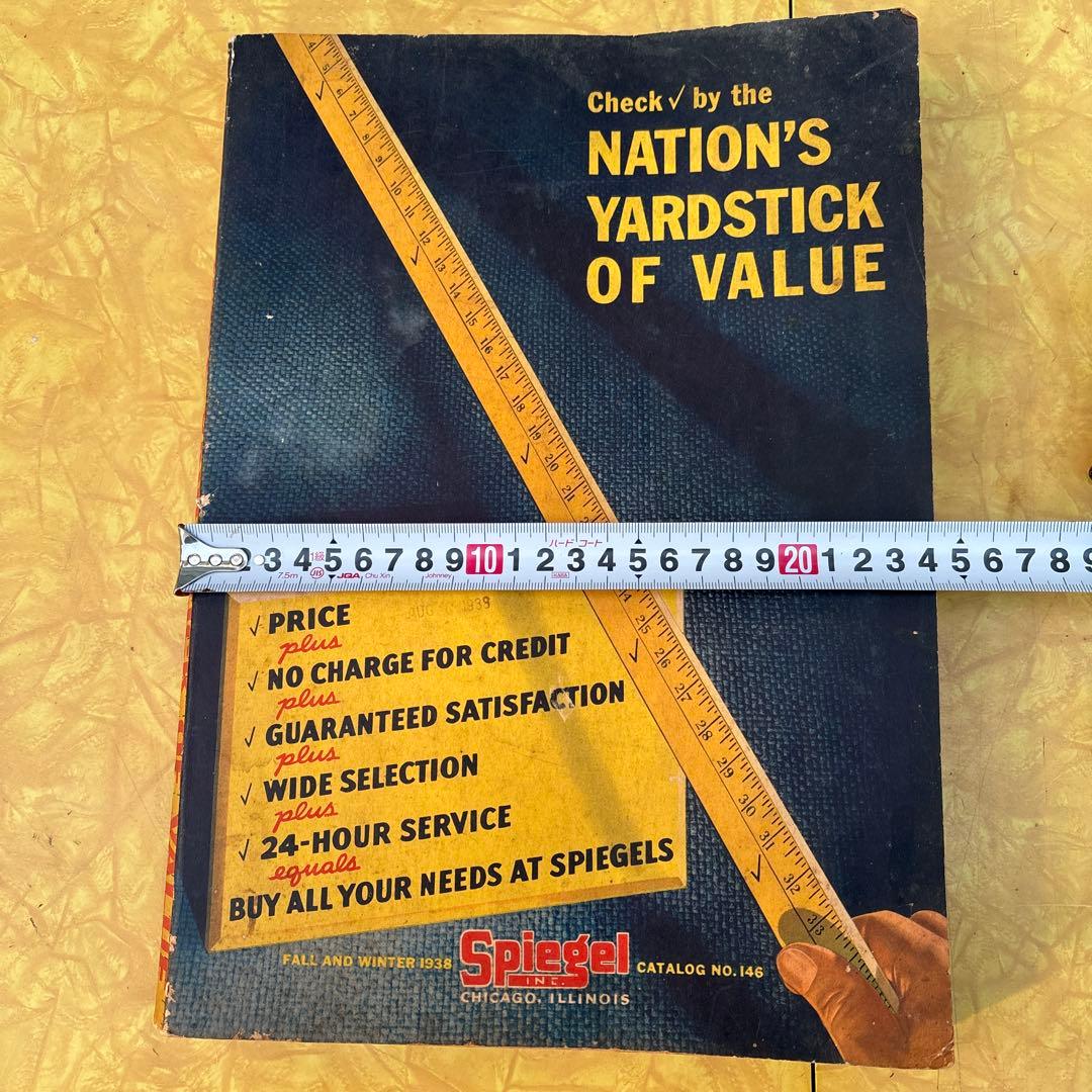 USA VINTAGE 1938年 Spiegelスピーゲルカタログ500ページ