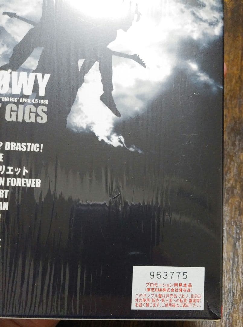 【再生1度のみ、プロモーション用見本品】BOOWY DVD 2枚セット