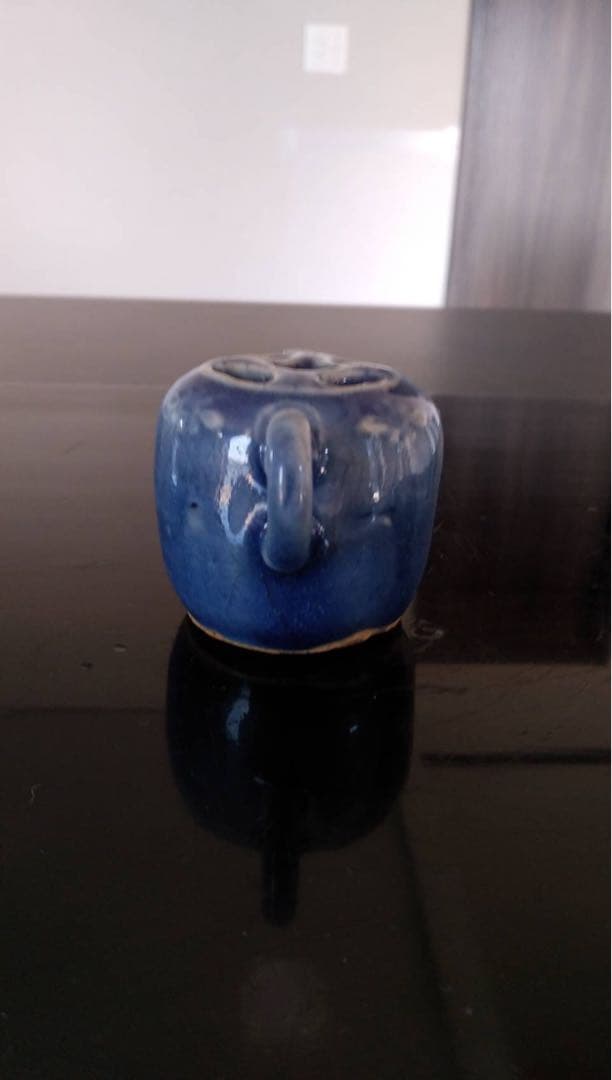 李朝　水滴　朝鮮美術　瑠璃釉　韓国美術　文房四宝　明器