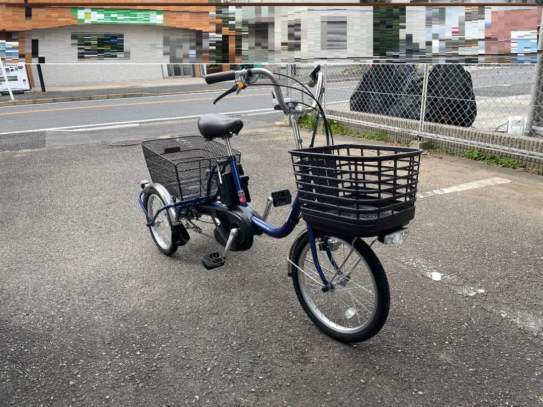 電動アシスト三輪車　ビビライフ BE-FU831-V [Pファインブルー]