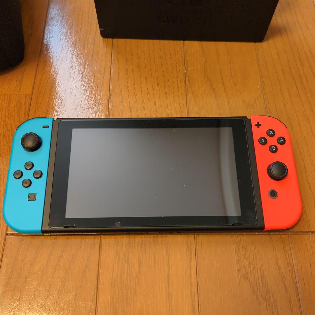 [箱なし]Nintendo Switch 本体 青/赤 ポケモン付き