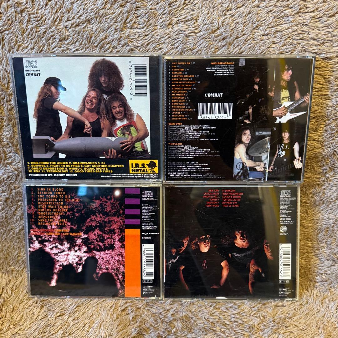 【レア】Nuclear Assault アルバム4枚セット
