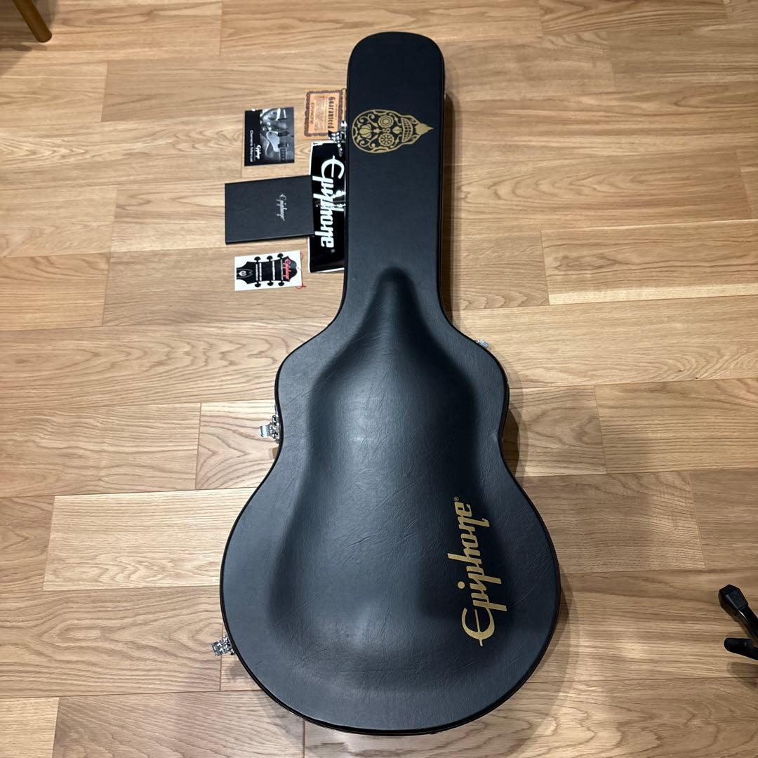 Epiphone セミアコースティックギター ブラック 生形真一モデル