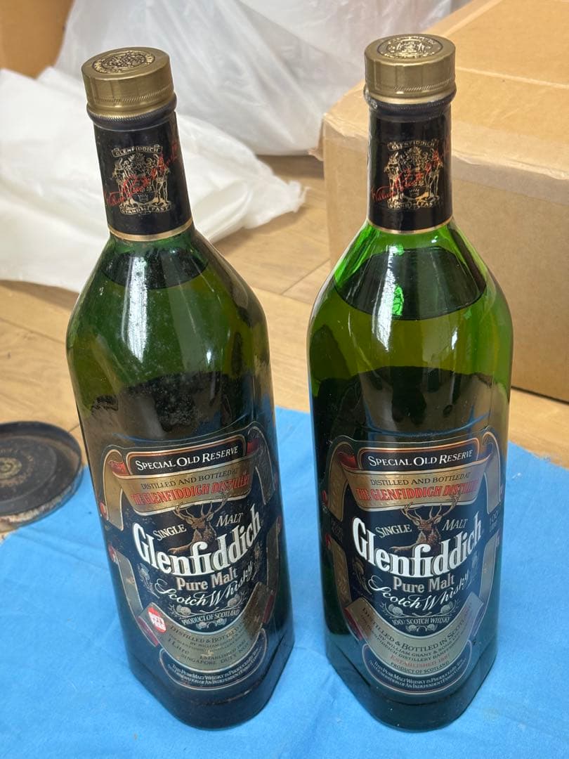 未開栓Glenfiddich ピュアモルト スコッチウイスキー2本セット
