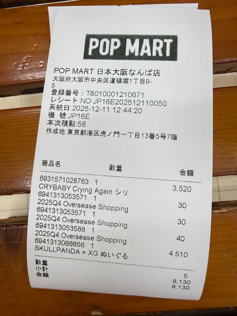 SKULLPANDA XG スカルパンダ 日本限定 最短数時間で発送します