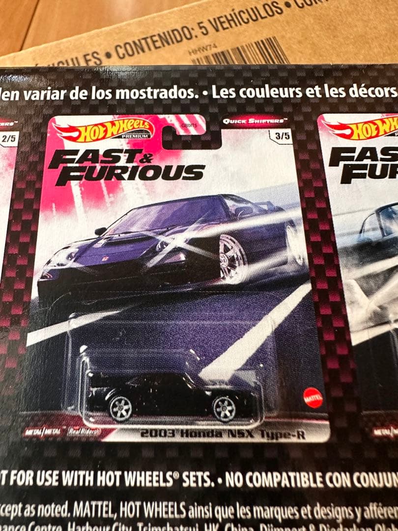 ミニカー Hot Wheels FAST & FURIOUS quick shifters