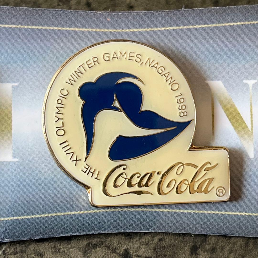 【激レア】コカ・コーラ 長野オリンピック ノベルティピンバッジ 3個セット