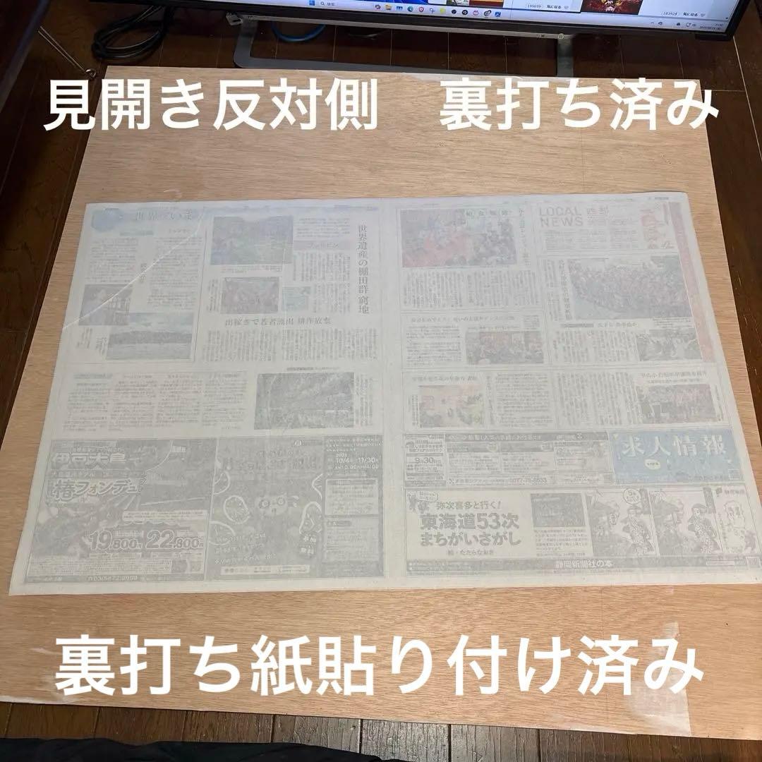 Fate/Grand Order10周年記念広告企画　 静岡新聞　裏打ち　額付