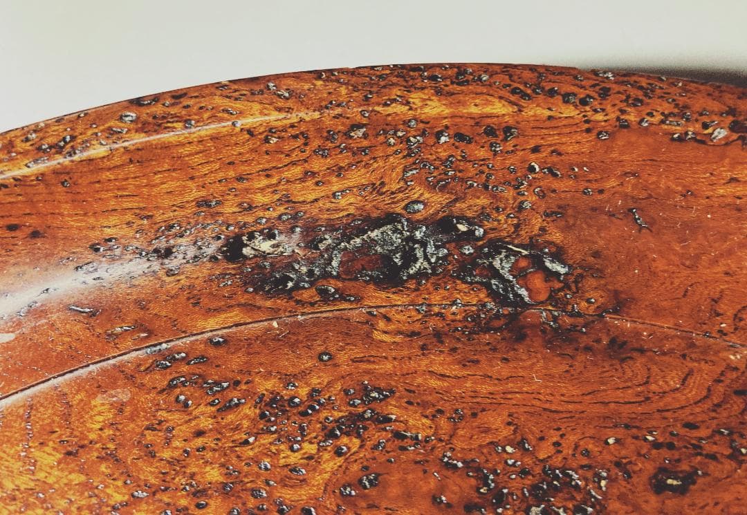 【値下げ】【希少】 小椋榮一 天然古木 丸盆 【真作保証】