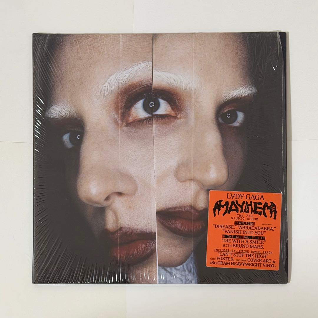レディー・ガガ　MAYHEM　直筆サイン入りレコード