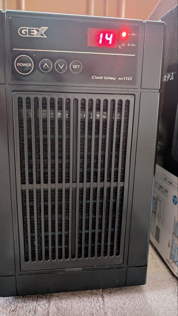 GEX Cool Way BK 110 水槽用クーラー 淡水 夏のみ　6年使用