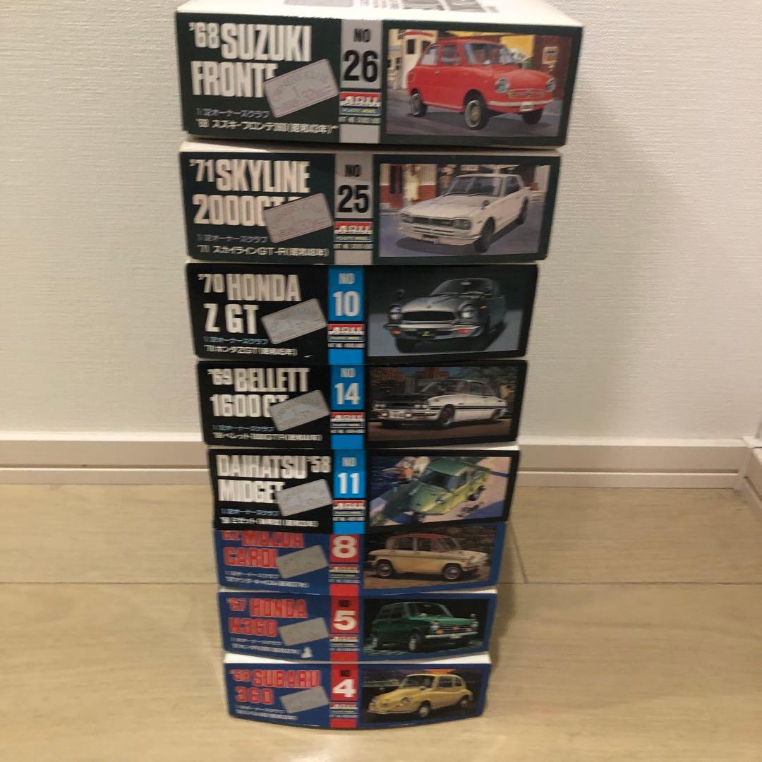 貴重　名車　絶版プラモデル　37台