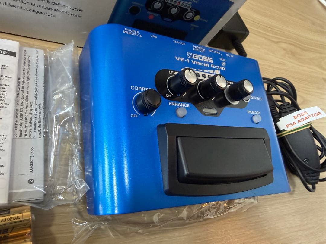 【新品同様・おまけ純正アダプター付き】BOSS VE-1 & PSA-100