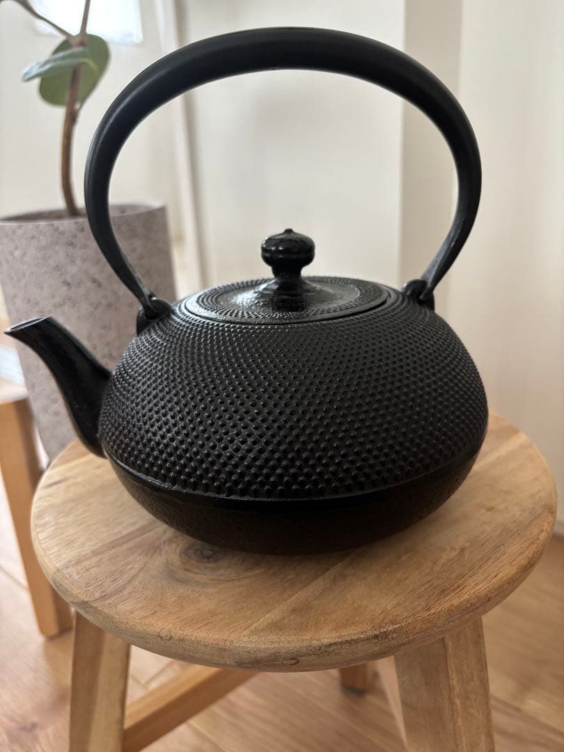 南部鉄器 鉄瓶 アラレ 1.2L