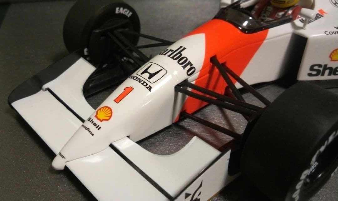 ミニチャンプス 1/18 F1 マクラーレン MP4/7A セナ リペイント