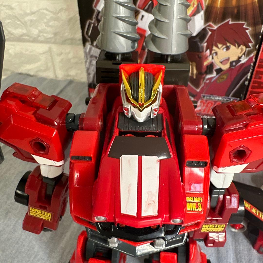 トミカハイパーレスキュードライブヘッド　マスターバックドラフト　ブレイブジェット